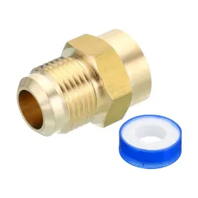 680811639424 UXCELL Flare Male Female Tube Fitting Coupling