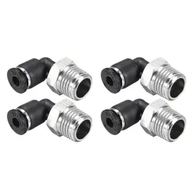 683867405395 UXCELL Push Connect Tube Fitting Male Elbow Od