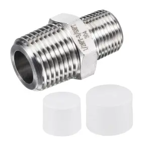 688391503661 UXCELL Steel Pipe Fittings Reducer Adapter Male