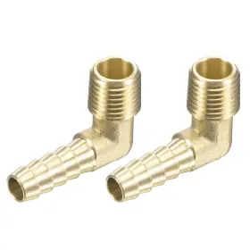688391504330 UXCELL Hose Barb Fitting Elbow Npt Male Thread