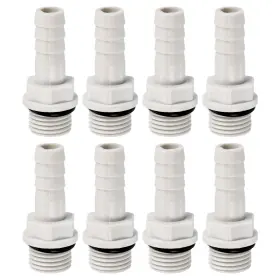 688391555547 UXCELL Hose Barb Fitting Barbed Male Thread Pipe