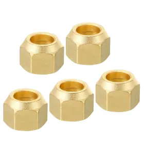 703820074168 UXCELL Thread Flare Cap Flared Tube Fitting Nut