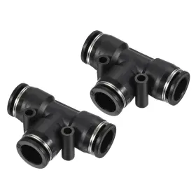 723115138474 UXCELL Tee Push Connect Pneumatic Air Line