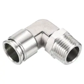 734301096140 UXCELL Male Thread Push Connect Fitting Elbow