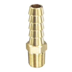747709040462 UXCELL Hose Barb Fitting Straight Npt Male Pipe