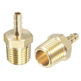 747709040530 UXCELL Hose Barb Fitting Straight Npt Male Pipe