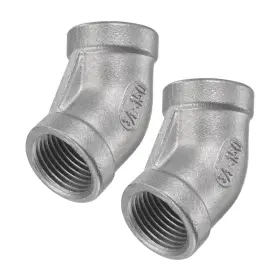747709377001 UXCELL Pipe Fitting Elbow Female Thread Steel