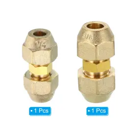 767153425295 UXCELL Pipe Extension Joint Connector Copper #3