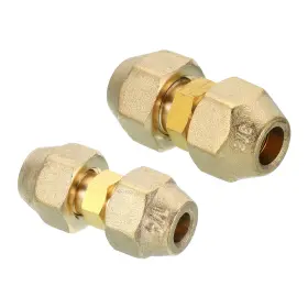 767153425295 UXCELL Pipe Extension Joint Connector Copper