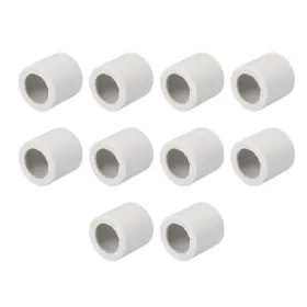 784958266908 UXCELL Ceramic Insulation Tube Single Porcelain