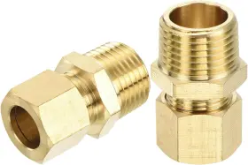 A24050700UX0665 UXCELL Compression Tube Fitting Od Npt Male