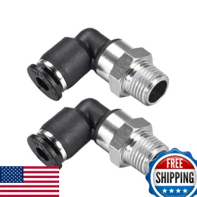 B07Z2V9V2K UXCELL Tube Od Male Elbow Push Connect Pneumatic