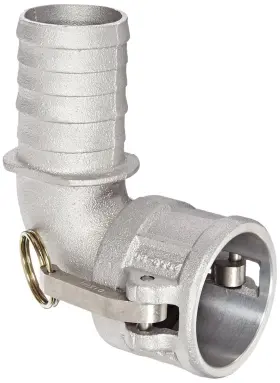 200C-90AL VALVE COUPLING Cam Groove Hose Fitting Elbow Socke