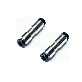 Vetley Cvpu1/4 Pneumatic Black Air Straight Union 1/4 Inch Tube Od Check Valve Quick Release