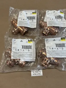 14568 VIEGA Propress Pxpxp Reducing Tee Copper Press Fitting