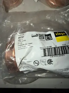 20743 VIEGA Propress Copper Coupling Es