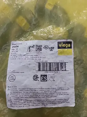 25206 VIEGA Megapressg Elbow Press Connection Pack #2