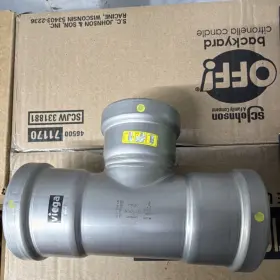 3X3X2-1-2 VIEGA Steel Push Connect Tee Press Fitting