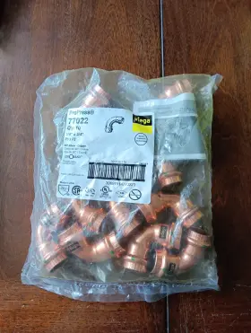 77022 VIEGA Propress Copper Elbow
