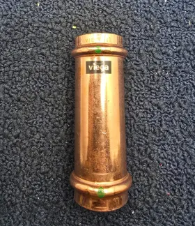 79015 VIEGA Copper Coupling Lead Propress Connection