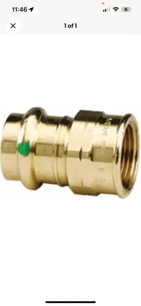79330 VIEGA Propress Female Thread Adapter Press Connection