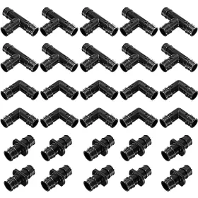 706001440172 VIGOLIX Pex Fittings Set Elbow Tee Coupler Kit