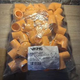 V5007-007 VIKING Bag Cpvc Elbow Soc Schedule