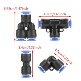 I020-A034 VIPJQ Od Pneumatic Push Connector Set Air Line #2