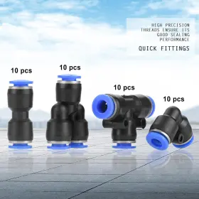 I020-A034 VIPJQ Od Pneumatic Push Connector Set Air Line