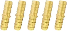 Vis 445043380390 Brass Hose Barb Fitting Splicer/union/mender 5/8 Inch Barbed X Fuel Li