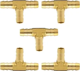 745396596682 VIS Hose Barb Tee Barbed