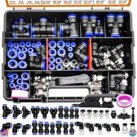 B0F487TCSB VISIT THE MANKK STORE Connect Air Hose Fittings