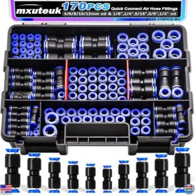 B0F21FRR85 VISIT THE MXUTEUK STORE Connect Air Hose Fittings