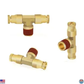 Visit The Siptenk Store S-T-TON001 1/4 Inch Brass Fittings Od