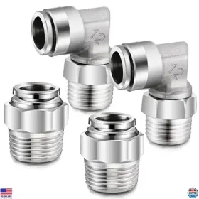 B0CPY84GCD VISIT THE YAOCOM STORE Steel Pneumatic Male Pipe