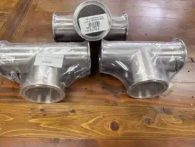 EG72.5 VNE Equal Tee Sanitary Clamp Fitting