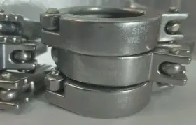 S180222-2 VNE Sanitary Clover Clamp Single Hinge #2