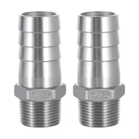 BARBHOSE341 WALKINGINRAIN Steel Hose Barb Npt Male