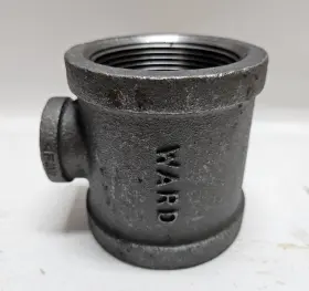 2-1-2 WARD Iron Pipe Reducing Tee Fitting