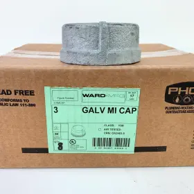 3.NMCAP WARD Pack Galvanized Pipe Cap