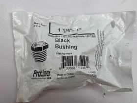 FBHE1-1-4X1 WARD Proline Hex Iron Bushing Mnpt Fnpt End