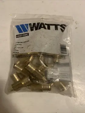 098268441871 WATTS Crimp Ring Tee Fittings Lead