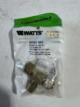 PBAV-664 WATTS Compression Adapt Valve