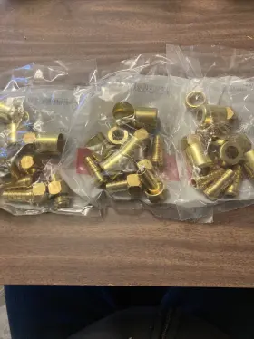 33806P-Y76 WEATHERHEAD Pack Air Brake Swivel Crimp End Hose #2