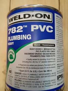 14016 WELD ON Pvc Plumbing Cement