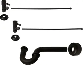 A1838QRL-12 WESTBRASS Freestanding Pedestal Sink Faucet Line