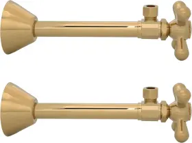 D1112X-2-01 WESTBRASS Cross Handle Angle Shut Valve Copper