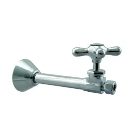D1114X-26 WESTBRASS Cross Handle Straight Copper Sweat