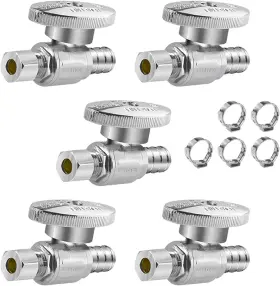 JQ62904 WISEWATER Straight Valve Compression Pex Water Shut