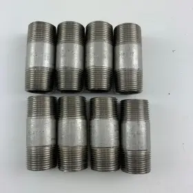 Wm Q06247 8 1 S/40 Inch X 3 Pipe Nipples - Stainless Steel A/sa312 T316/316l W Wm Q06247 8 1 S/40 Inch X 3 Pipe Nipples - Stainless Steel A/sa312 T316/316l W